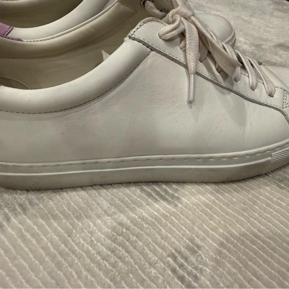 Givenchy Women's White and Lavender Sneakers - Picture 4 of 7